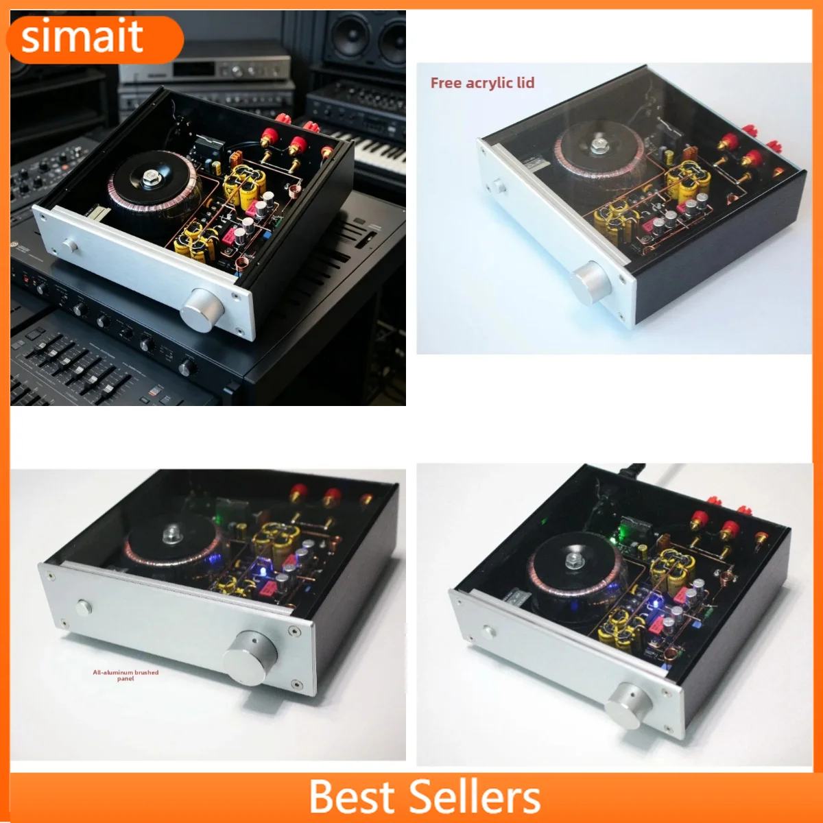 LM1875 Audiophile Point-to-Point Pure Power Amplifier Desktop HiFi Stereo Finished Amp