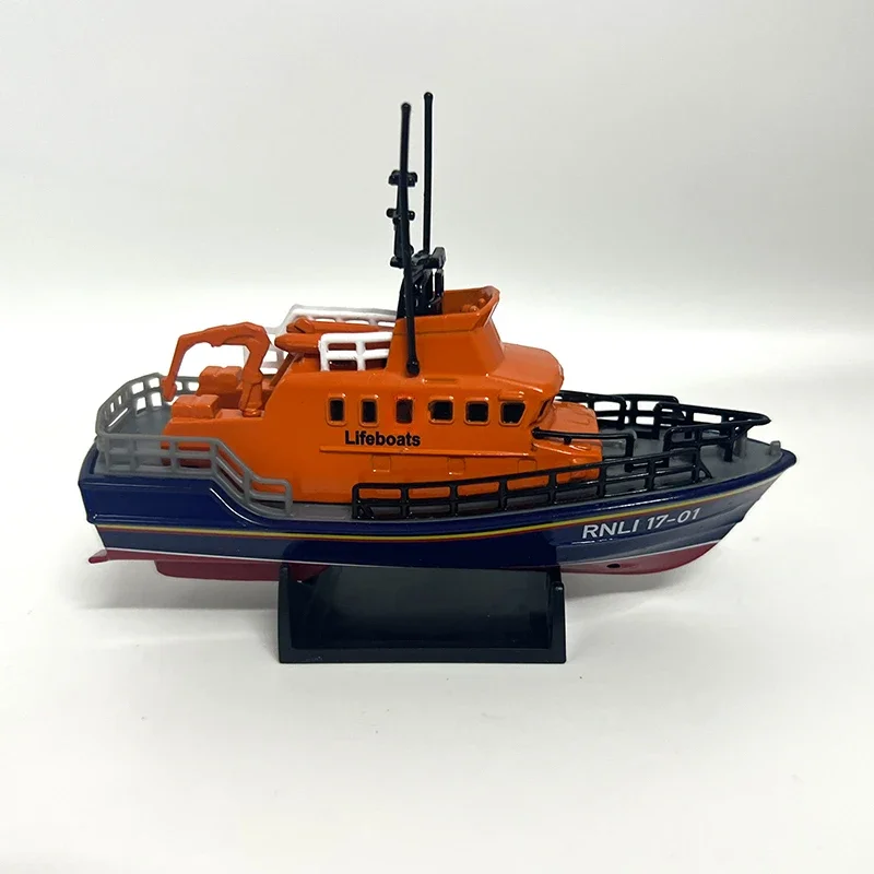 

Rescue Boat Alloy Model British Royal Coast Rescue Team Ship Model Ornaments Collection Gift Mini Ship Model Offshore Work Ship