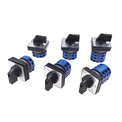 Interruptor de cambio de leva giratorio Universal LW28-20 interruptor de transferencia eléctrica 2/3/4 posiciones 4/8/12 terminales 500V 20A