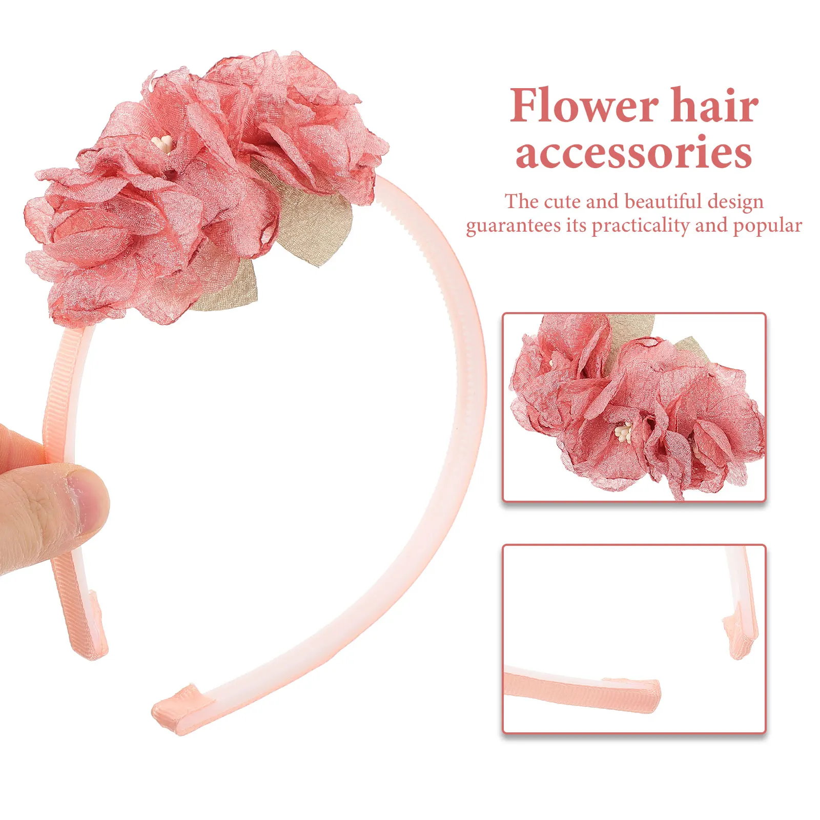 

Cute Flower Headband For Girls s Birthday Party Accessories Floral Decorative Hair Hoop Cosplay Wreath Headdress Party Favors