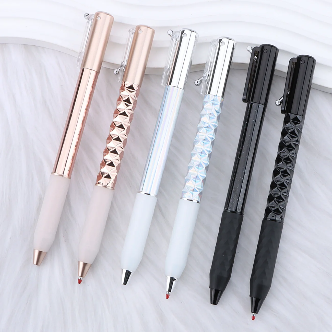 Wholesale 50pcs Creative Deformable Gel Pens for Writing Office Accessories Business Stationery Students Prizes Friends Gift Pen