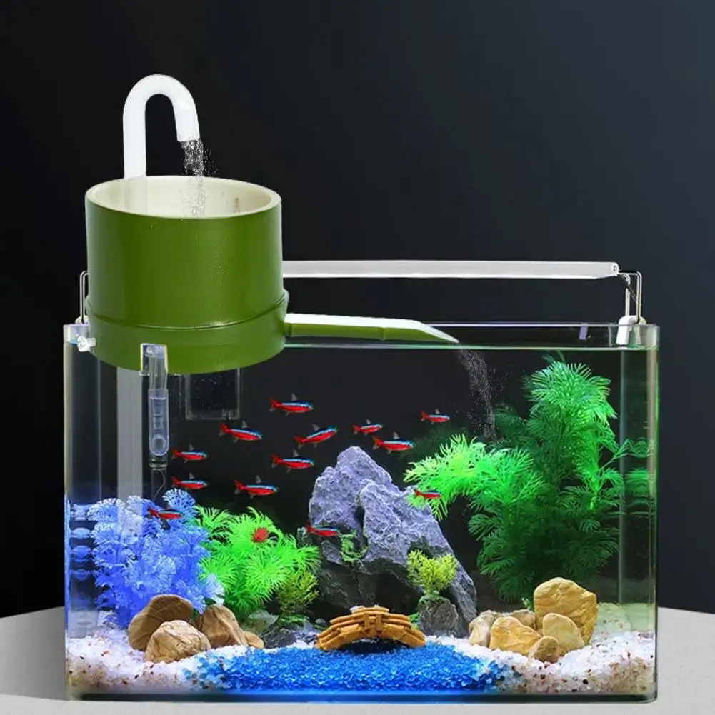 3 In 1 Fish Tank Filter Safe Small Waterfall Balance Water-Quality Accessories Water Circulation Purifier Aquarium Box Filter