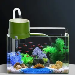 3 In 1 Fish Tank Filter Safe Small Waterfall Balance Water-Quality Accessories Water Circulation Purifier Aquarium Box Filter