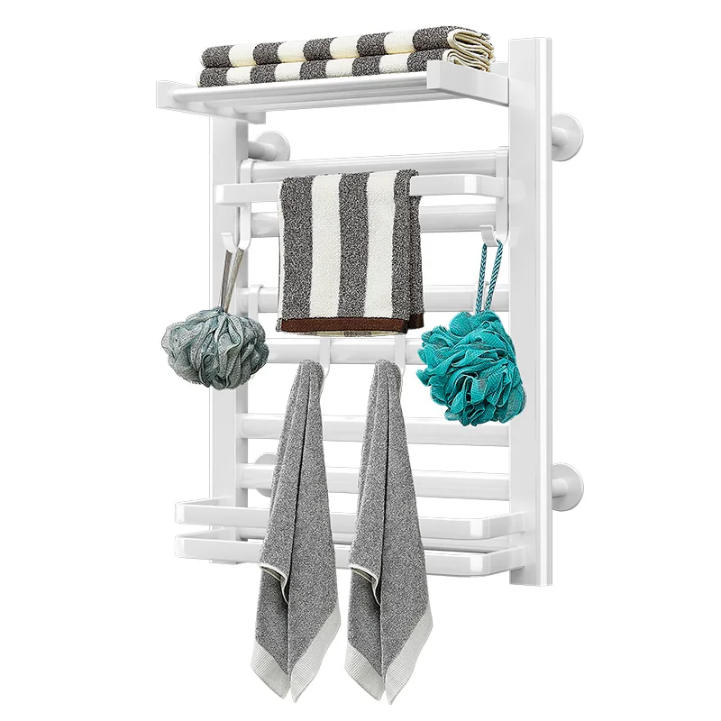 Dinding Desinfeksi Handuk Hangat Listrik Pengeringan Rak Handuk Dipanaskan untuk Kamar Mandi