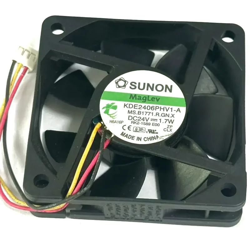SUNON KDE2406PHV1-A MS.B1771.R.GN.X DC 24V 1.7W 60x60x15mm Server Cooling Fan