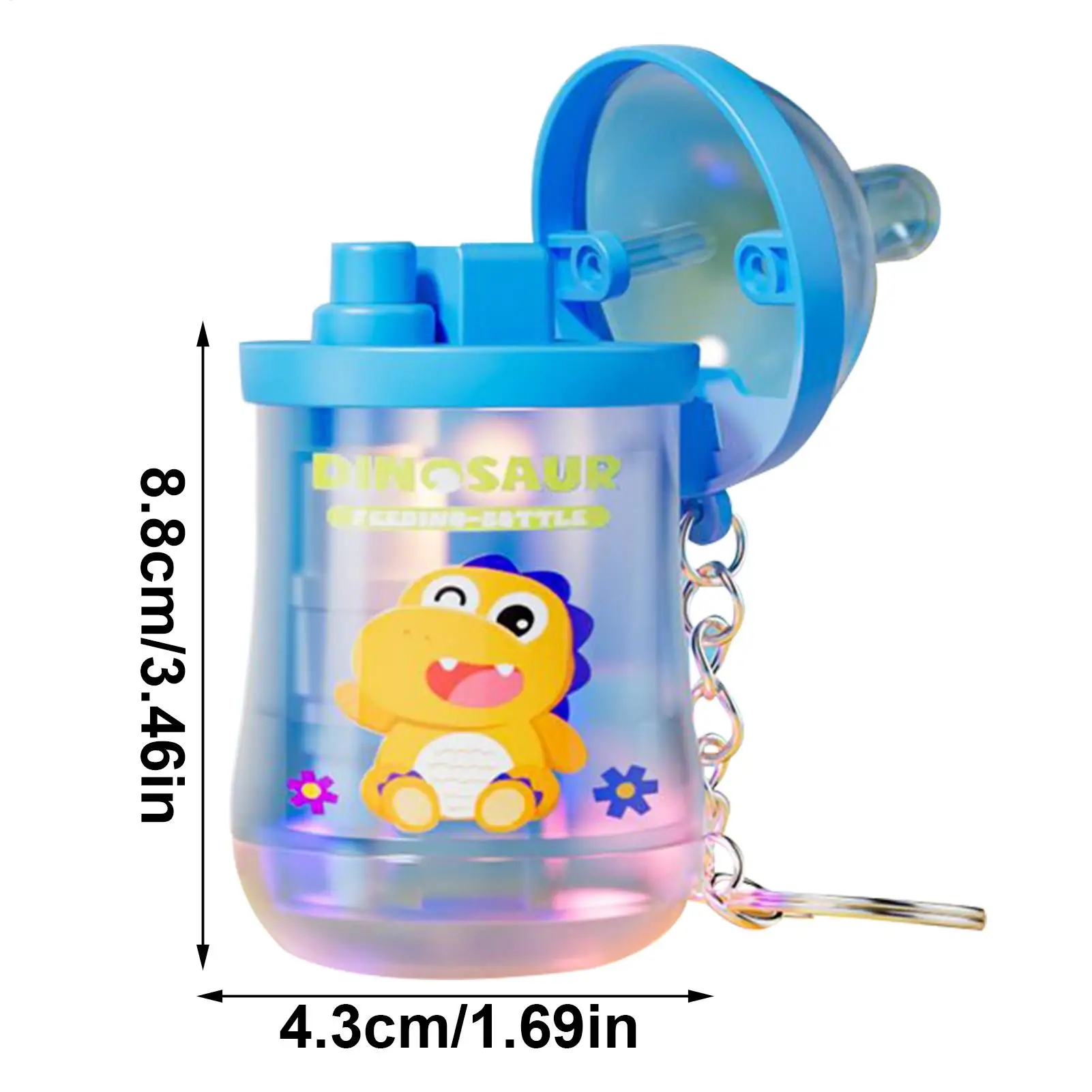 Giocattolo per ammollo d'acqua per bambini Illumina la piscina Squirter Forma di bottiglia di latte Scherzo all'aperto Giocattolo da spiaggia estivo per ragazzi Ragazze Bambini