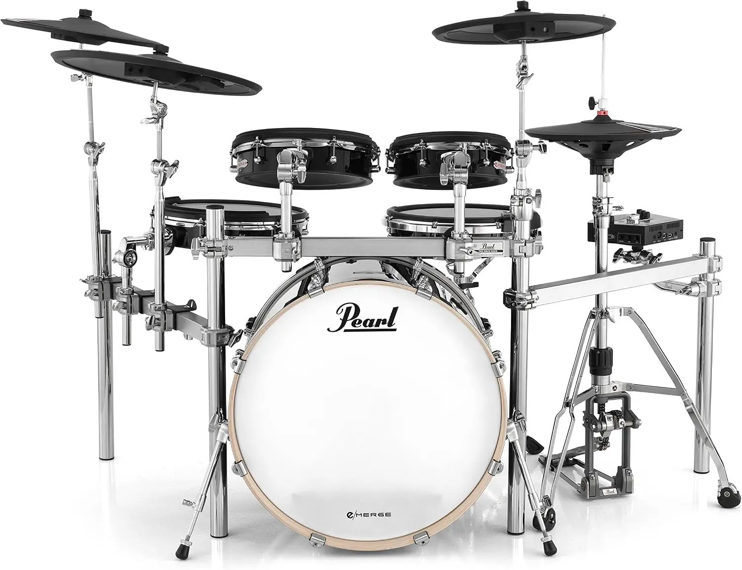 Electronic Drum Set Featuring a 22-Inch Bass Drum
