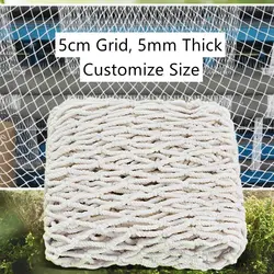 5cm Grid Children Safety Net Protection Building Rope Against Falling Net Baby Cat Dog Soft Nylon Safe Fence Netting