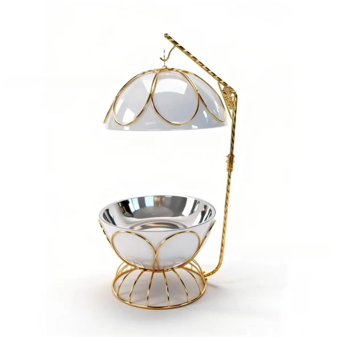 stainless steel globe hanging dining stove hotel buffet stove chafing dish