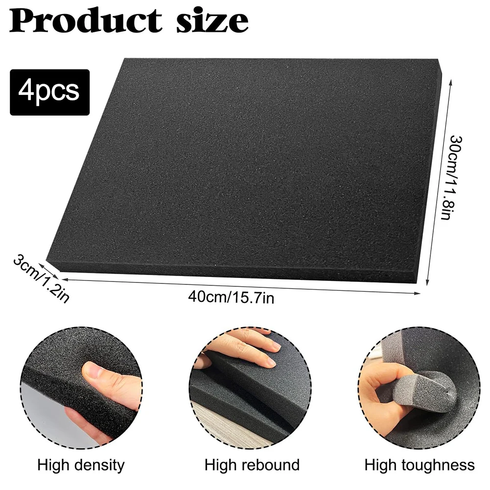 4PCS Foam Pad Polyurethane Foam Designed To Withstand Heavy Use Long-lasting Perform-ance For Various Applications