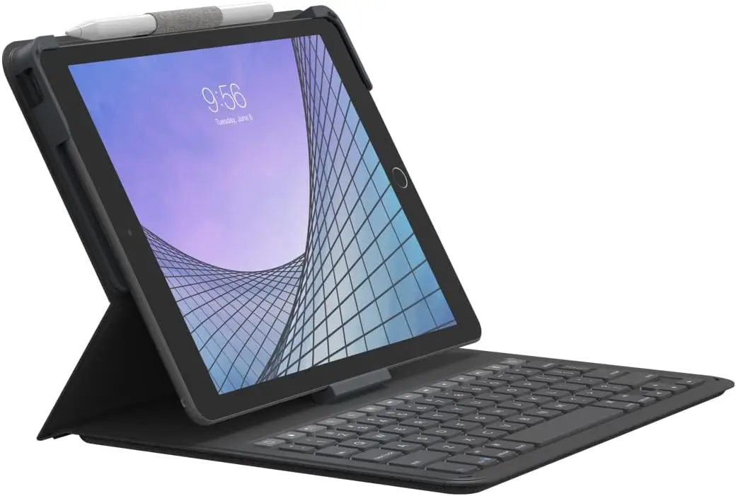 

Чехол-клавиатура для iPad 11 дюймов с клавишами в стиле ноутбука и встроенной подставкой для моделей A16 и 10-го поколения