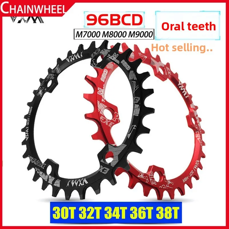 

VXM горный велосипед 96BCD одиночная звездочка с широкими и узкими зубьями 30 т/32 т/34 т/36 т/38 т Mtb одинарная звездочка аксессуары для велосипеда