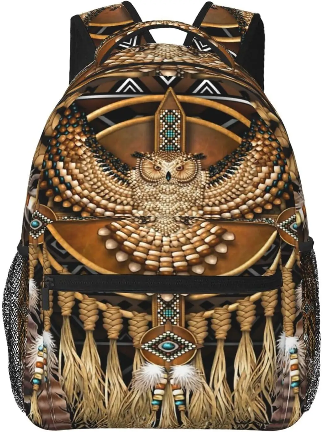 

Native African Patterns Backpack Casual Hiking Camping Travel Backpacks Lightweight Daypack Bag Women Men Bookbag