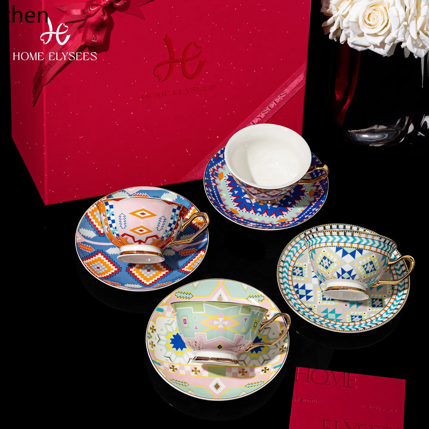Hxl coffee cup gift box afternoon tea set gift