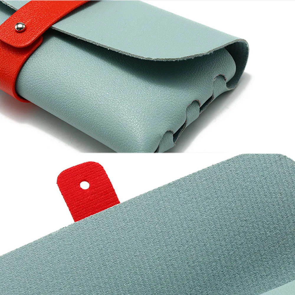 Soft PU Leather Glasses Case Hasp Portable Sunglasses Box Bag Eyeglasses holder Storage Bag Travel Eyewear Protector Case