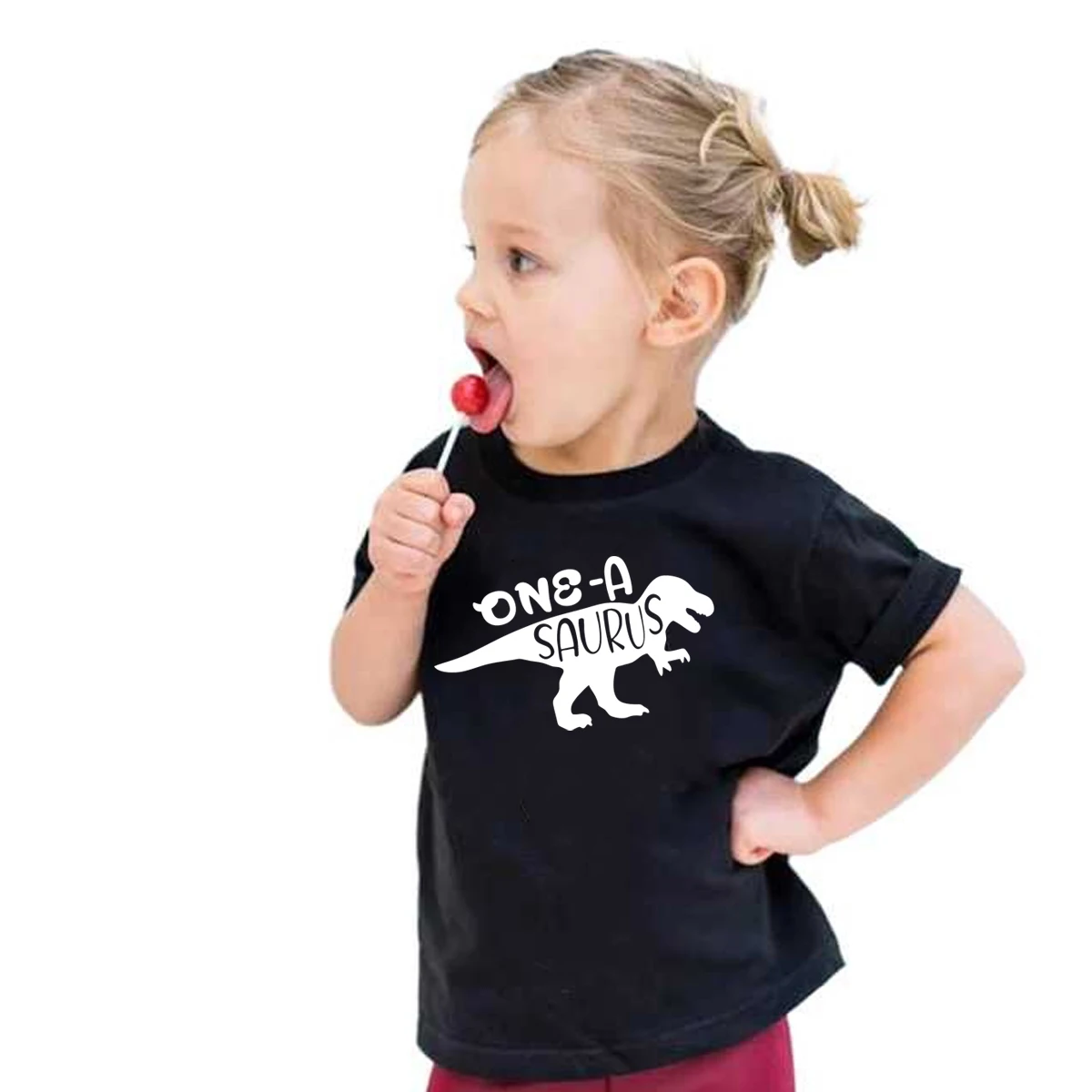 1st Birthday Dinosaur Shirt, One Year Old Birthday Outfit for Baby Boy Girl, Cute Dino Graphic Tee Toddler T-Shirt