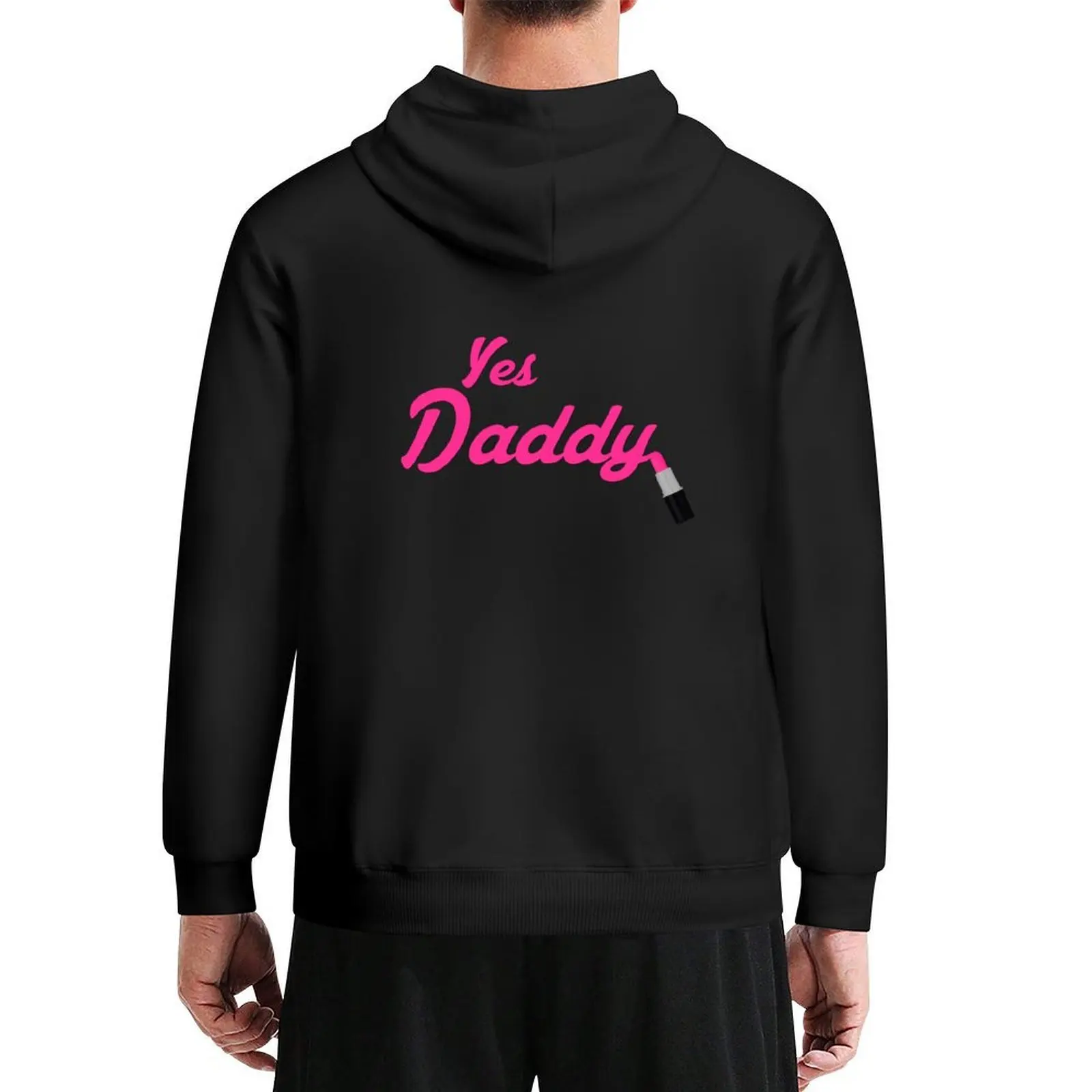 

Yes Daddy Lipstick Hoodie mens designer clothes men's autumn clothes clothes for men men new hooded tee