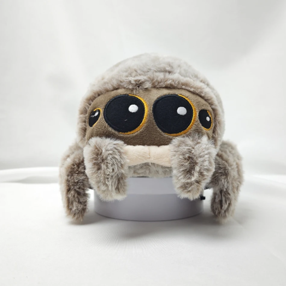 لعبة قطيفة على شكل عنكبوت صغير لطيف، حيوان محشو ناعم، دمية أطفال كرتونية للأطفال، ديكور غرفة ألعاب الفيلم، هدية عيد ميلاد