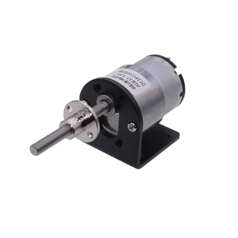 

520 Miniature DC Gear Reducer Electric Machinery 12V24V Screw/Threaded Shaft Lifting Sliding Motor