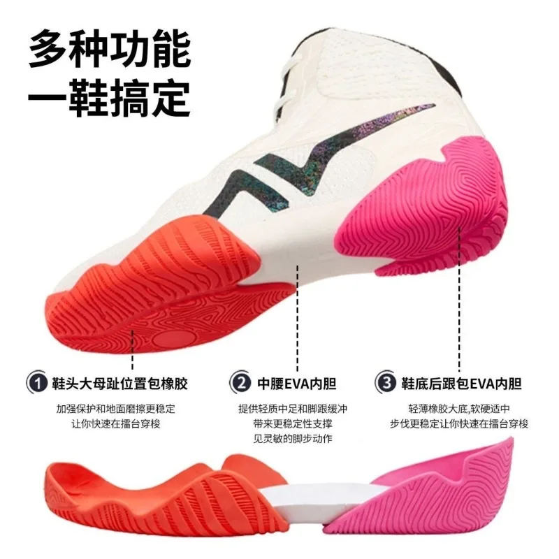 Classic Brand Wrestling Shoes Men Women Designer Boxing Shoes Couples Designer Fighting Shoes for Unisex Non-Slip Training Shoe
