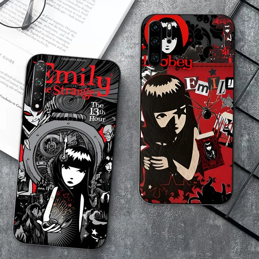 Comics Emily The Strange Phone Case For Huawei P 8 9 10 20 30 40 50 Pro Lite Psmart Honor 10 lite 70 Mate 20lite