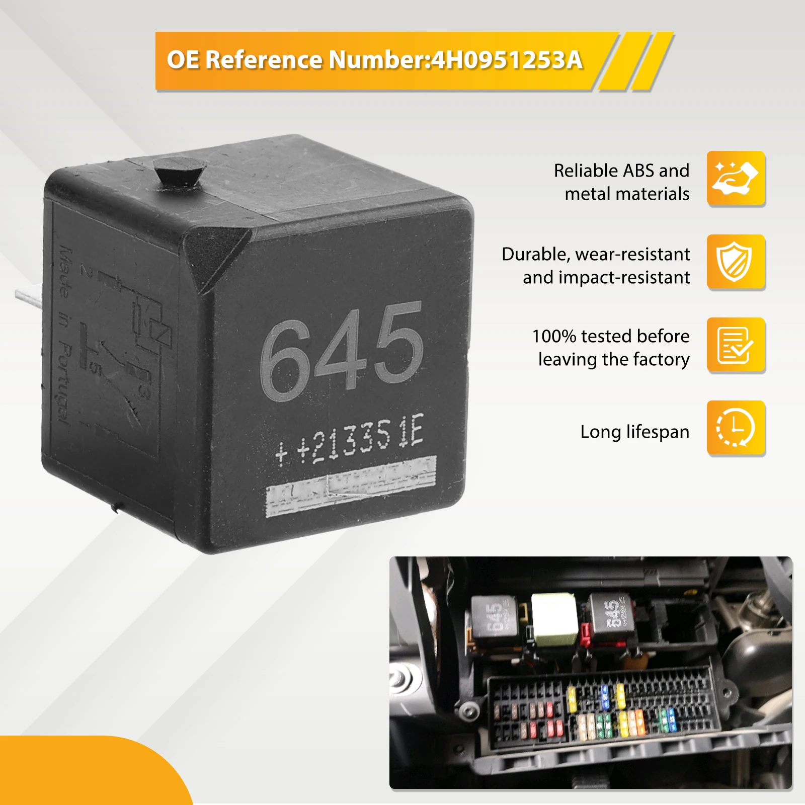 Car Air Suspension Compressor Relay For Audi Q7 A6 C5 A8 D3 VW Touareg Porsche Cayenne Air Pump Repair Kit 8D0951253A 4H0951253A