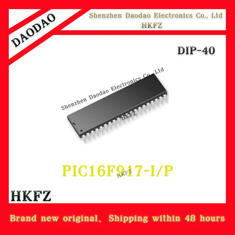 

PIC16F917-I/P PIC16F917 DIP-40 8-bit microcontroller chip new original