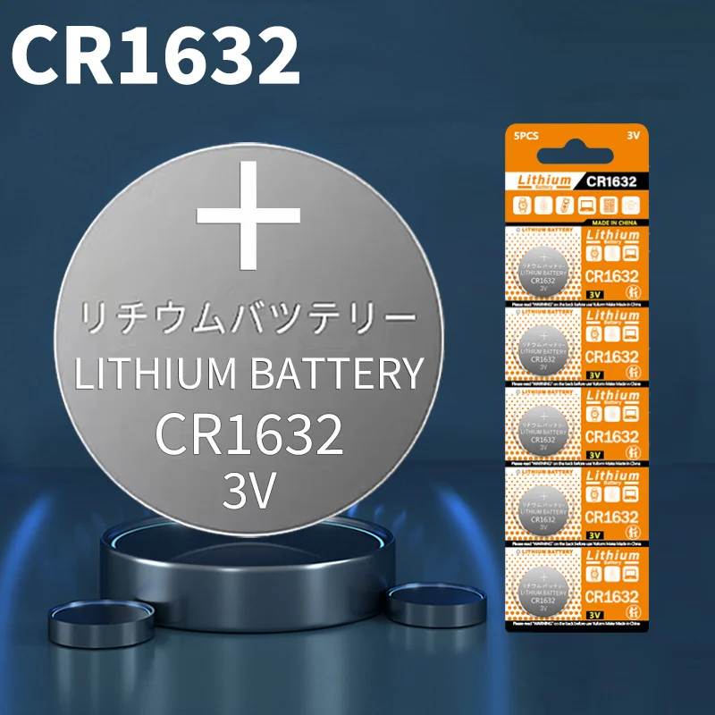 

10-200PCS CR1632 3V Lithium Battery 150mAh CR 1632 DL1632 BR1632 LM1632 ECR1632 Coin Cells Batteries for Watch Remote Key