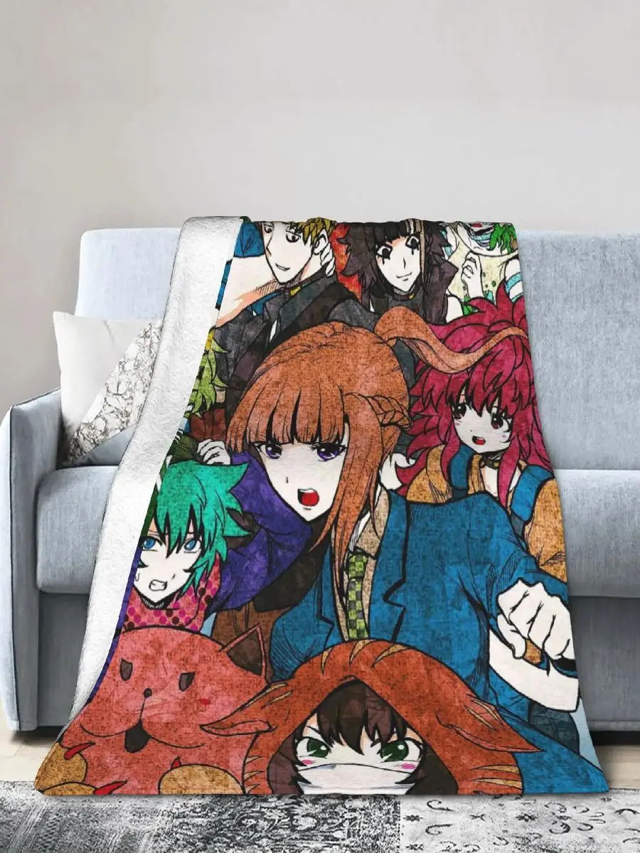YTTD Anime Breathable Fuzzy Throw Blanket Inspired by Shin Sou Idk Sara for Cozy Home Winter Experience