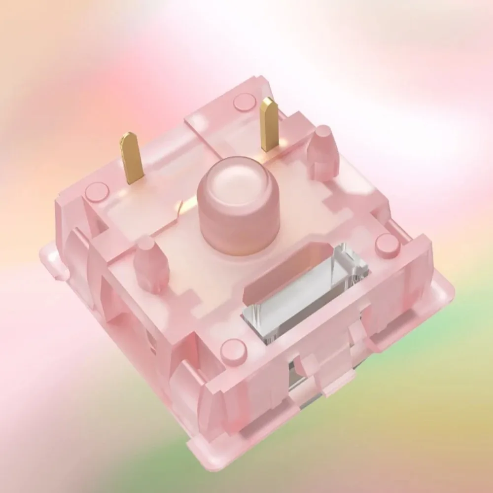 Outemu Peach V3 Lemon V3 Silent Switch 5Pin Factory Lubed Low Noise 35dB for Hot Swap Mechanical Keyboard Office Accessories