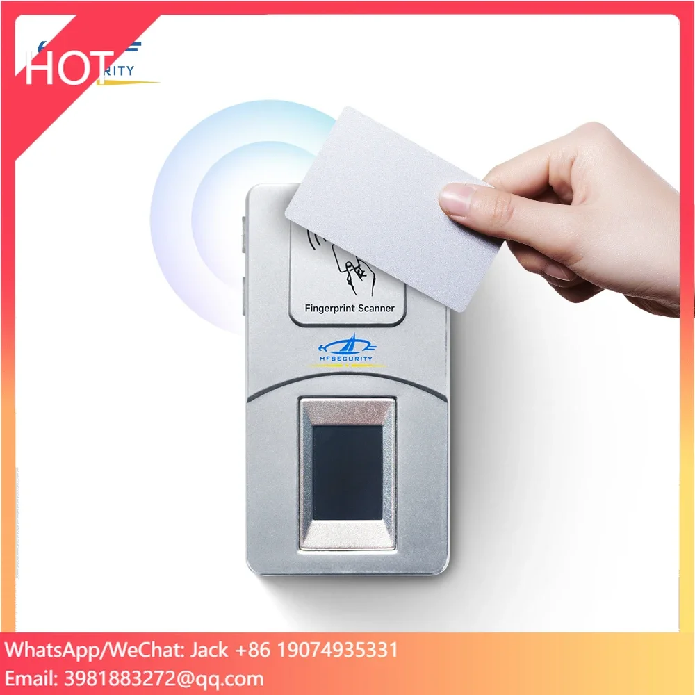

HFsecurity HF7000 FBI Finger + NFC Wireless Capacitive Sensor Fingerprint Scanner Card Reader For Fingerprint Image