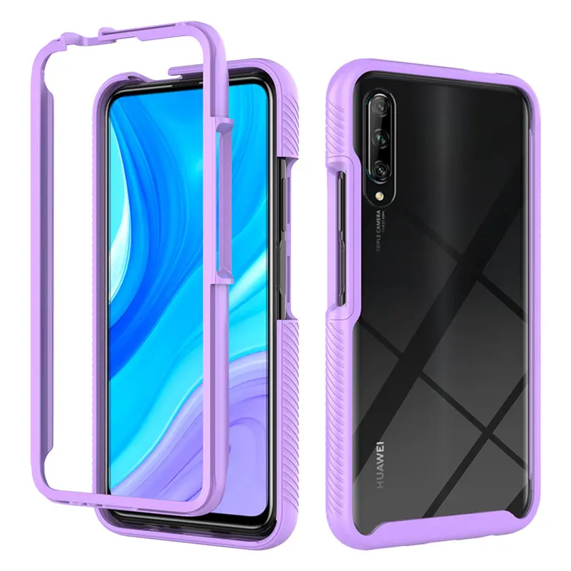 For Huawei Y9S STK L21 L22 Case Hybrid Rugged Shockproof Cover TPU Bumper Clear Armor Hard Case For Huawei Y9S STK-L21 STK-LX3