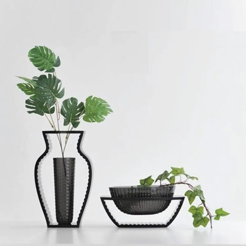 Series vase, ornament decoration, living room flower arrangement, light luxury