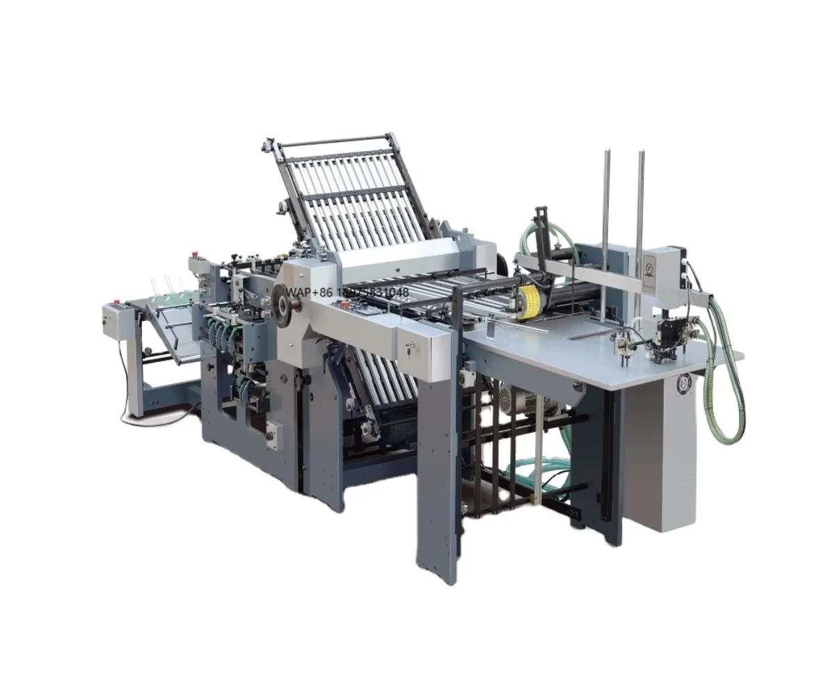 Automatic Combined Paper Brochure Folding Machine with Mechanical Control Knife Paper Folder 150 M/min 2070*1630*1470mm