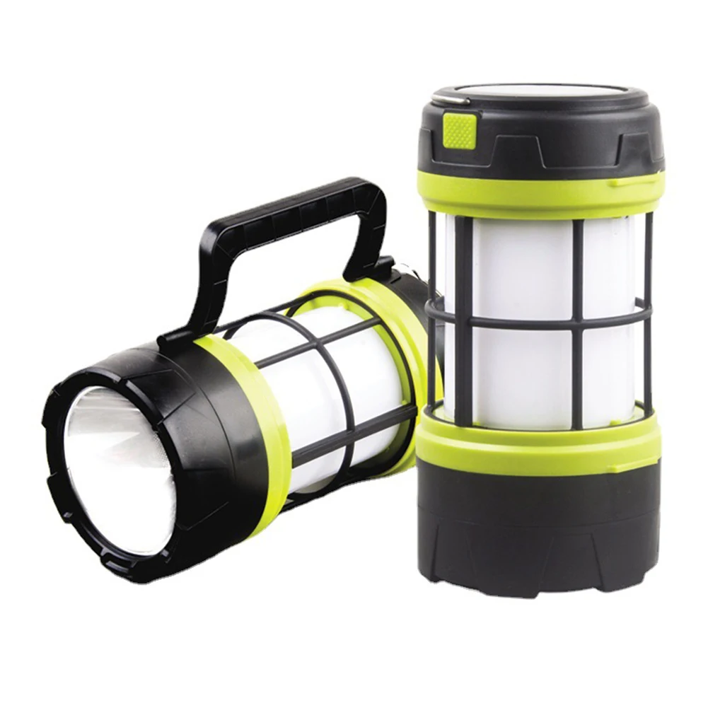 LED Camping Light USB Charging Waterproof Solar Powered Camping Lamp Emergency Power Bank 7 Gears Adjustable Outdoor Equipment