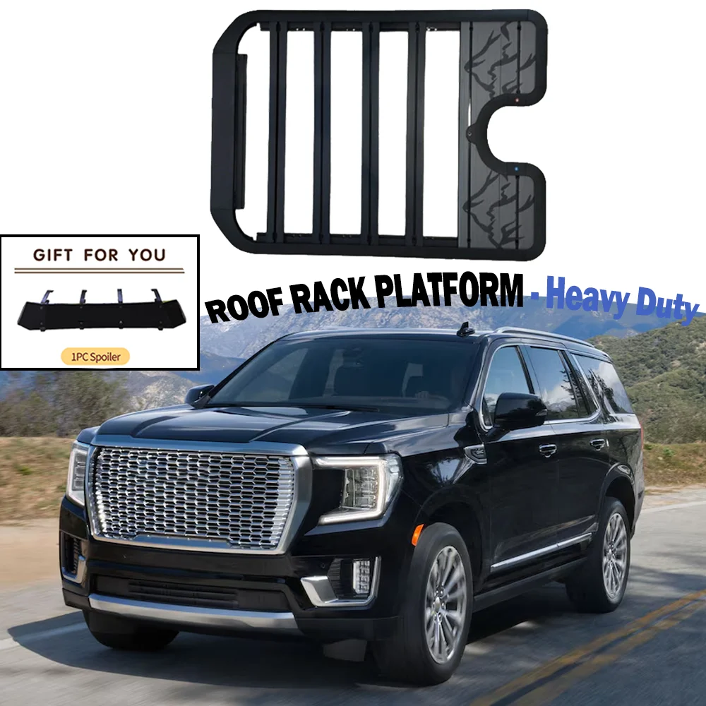 

Багажная платформа на крышу для GMC Yukon 2021-2026: Расширенная система хранения, грузовой бокс, усиленный крепеж