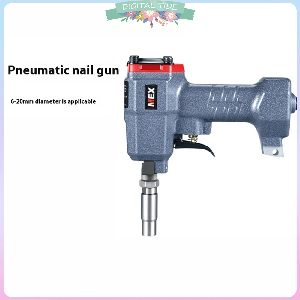 Pneumatic Trim Finish Pin Gun Nailer Air Upholstery Decorative Nail Gun For Leather Sofa Furniture Woodworking 6.3-20.3MM