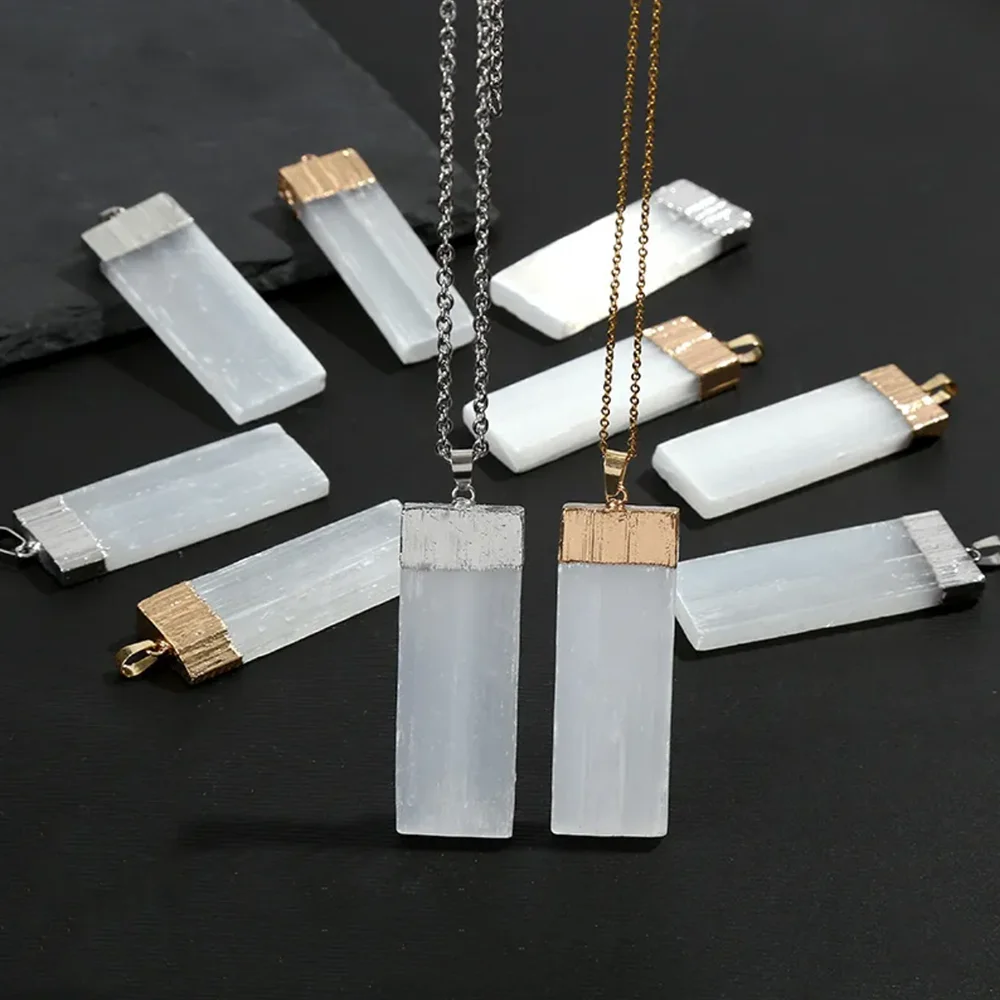 1 Stück natürlicher Selenit, weißer Gips, Kristallquarz, Rohstein, Reiki-Edelstein zum Reinigen von DIY-Geschenken – Detail 6