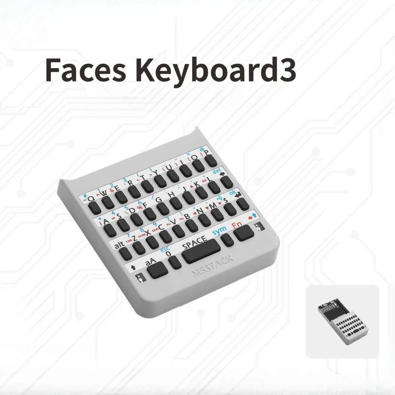 M5Stack Faces Keyboard3 Faces Series Function Panel Expansion Base Module