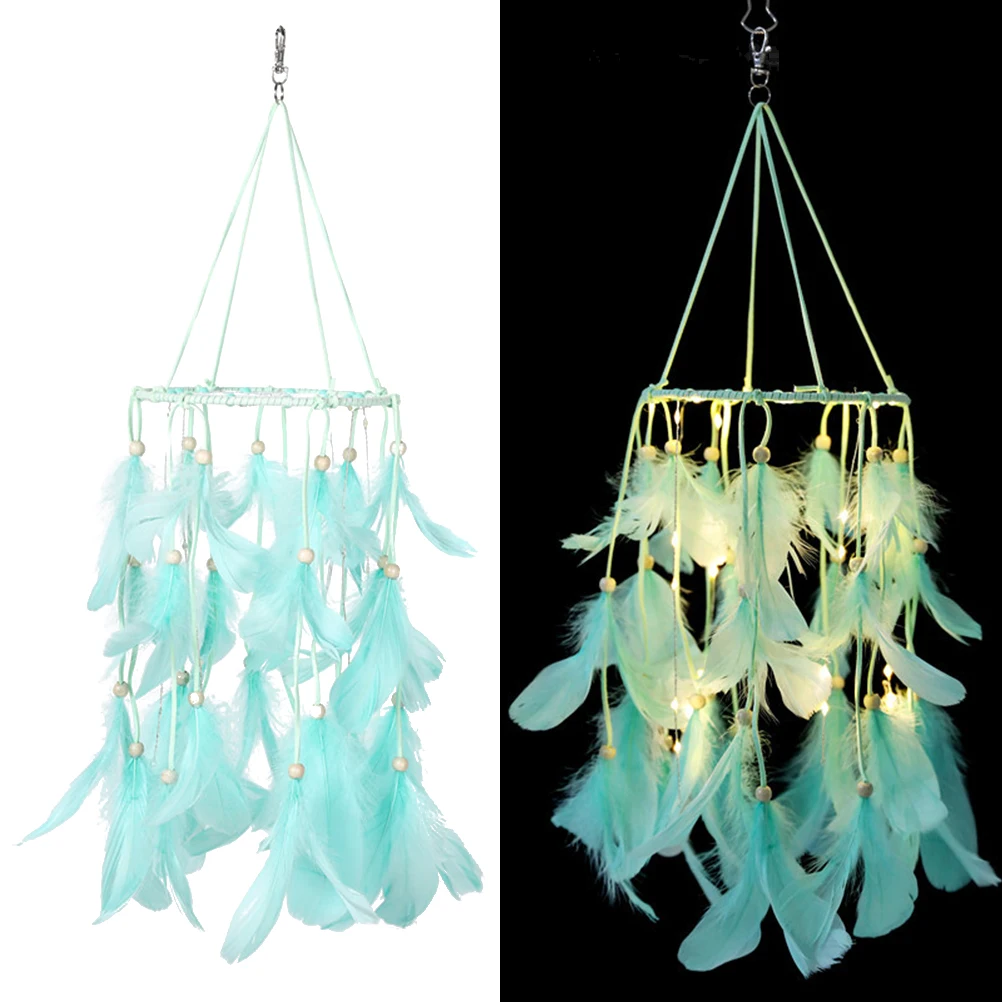 Dream Catcher Pendant Creative Heart Dream Catcher Wind Chime Pendant Festival Valentine's Day Gift Style Lan