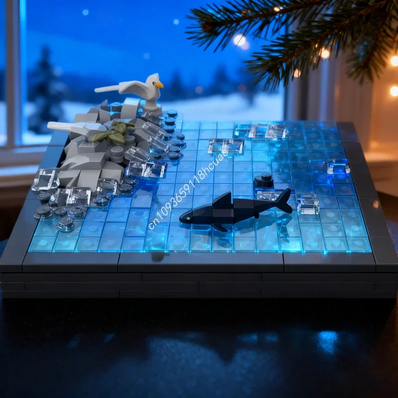 

292 детали MOC: Старинная пиратская модель рыбака-пирата, конструктор, игрушка для сборки, DIY, рождественский подарок, креативный подарок на день рождения для детей