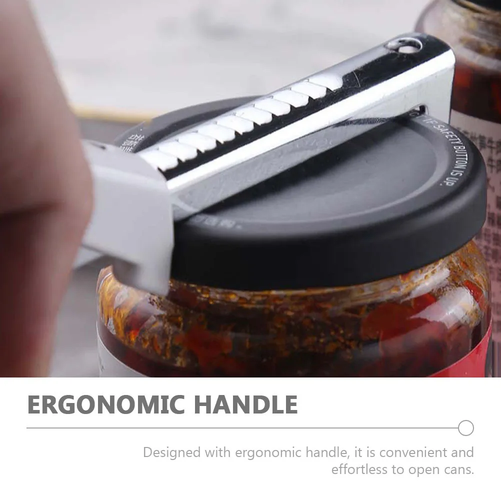 

2Pcs Adjustable Can Opener Stainless Steel Long Lasting Smooth Surface Ergonomic Design for Family Kitchens Restaurants