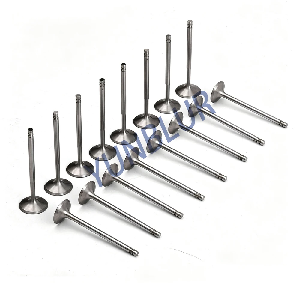 N42 N46 Engine Intake & Exhaust Valve Kit Fit 2.0 L Gas 01-15 For BMW 118i 120i 316i 318i 320i 316ti 520i X1 X3 X4 11341440304