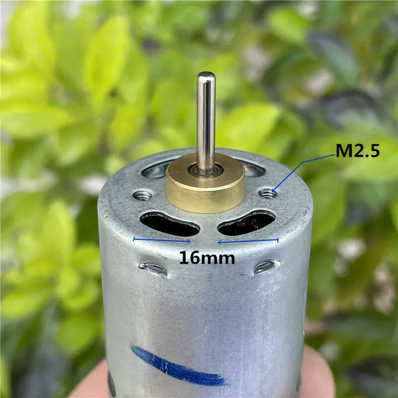 Micro 28mm Mabuchi RS-385PA-16120 Motor DC12V 18V 20V 24V 12300RPM High Speed 385 Motor for Hair Drier Heat Gun Electric Drill