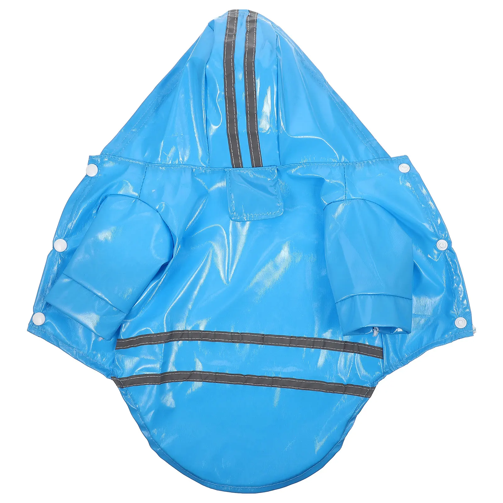 

Lightweight Dog Raincoat Waterproof Fashion Hood Small Medium Large Jackets for Dogs Outdoor Walking Reflective Design for Small