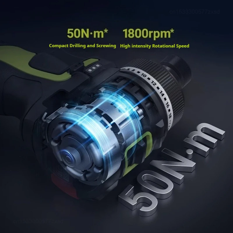 2025 Worx WU139 سائق لاسلكي الحفر فرش مفك كهربائي قابلة للشحن تشاك معدني عزم دوران عالي لتقوم بها بنفسك أداة السلطة