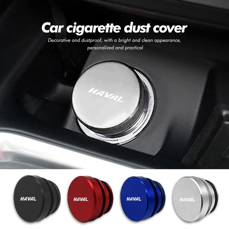 1pcs Universal Ignition Cap Button Car Cigarette Lighter Cover For Haval Jolion F7 H6 H1 H2 H3 H4 H5 H7 H8 H9 M4 M6 F5 F9 F7X