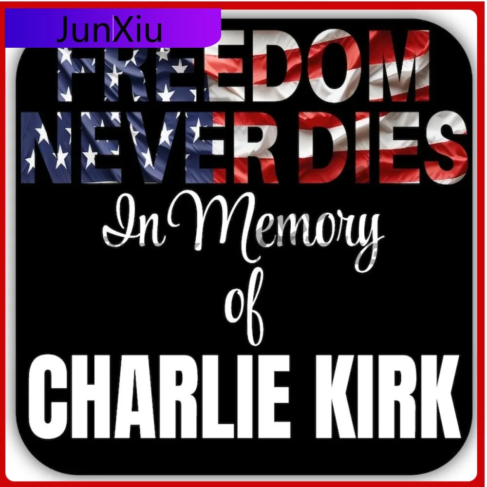 

Freedom Never Dies In Memory Of Charlie Kirk Vinyl Sticker Scratch-proof Exterior Car Truck Laptop Patriotic Usa Decal Accessori
