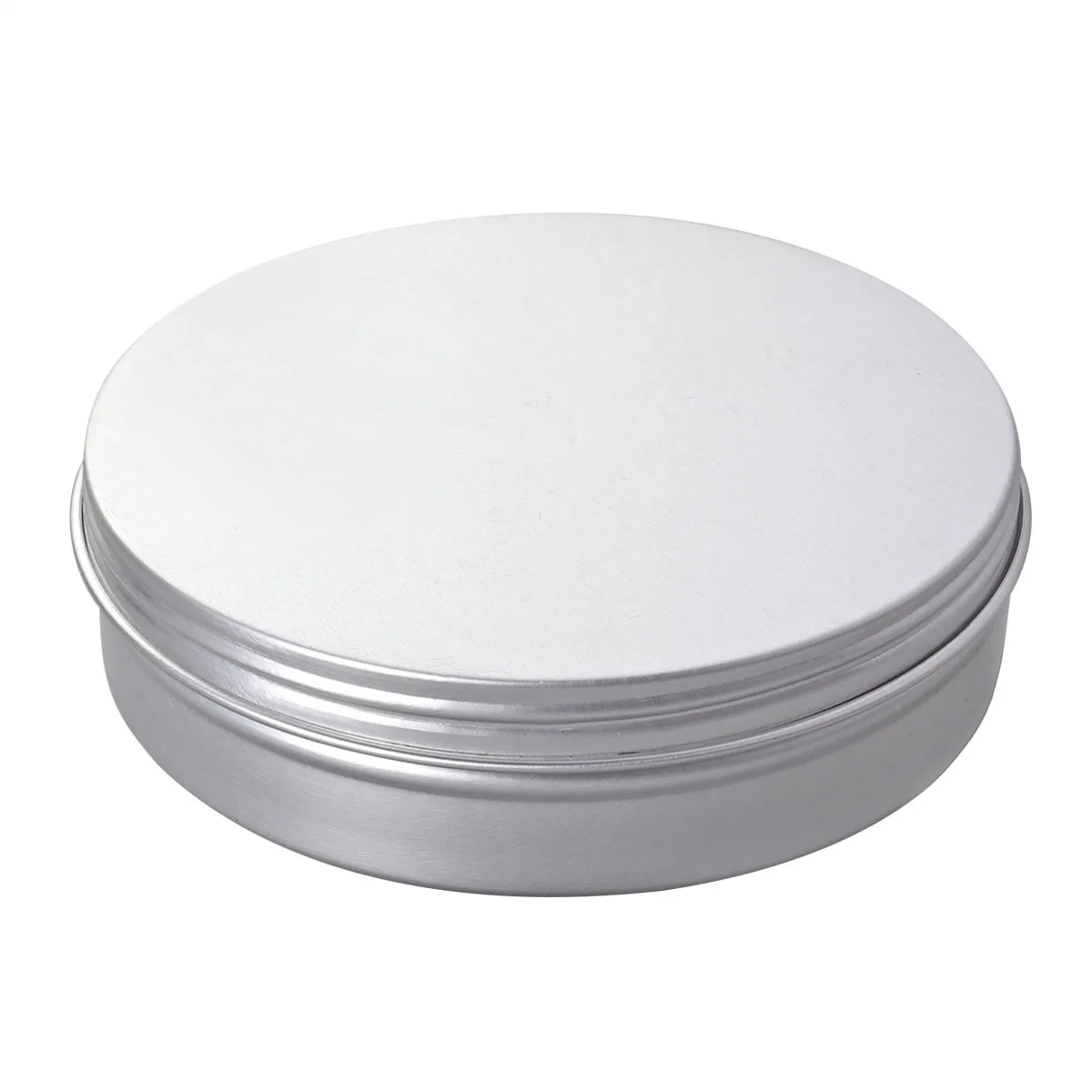 

150Ml Aluminium Thread Travel Bottle Empty Jar With Lid For Cream Lip Balm Ointment Acrylic Powder Portable Leakproof
