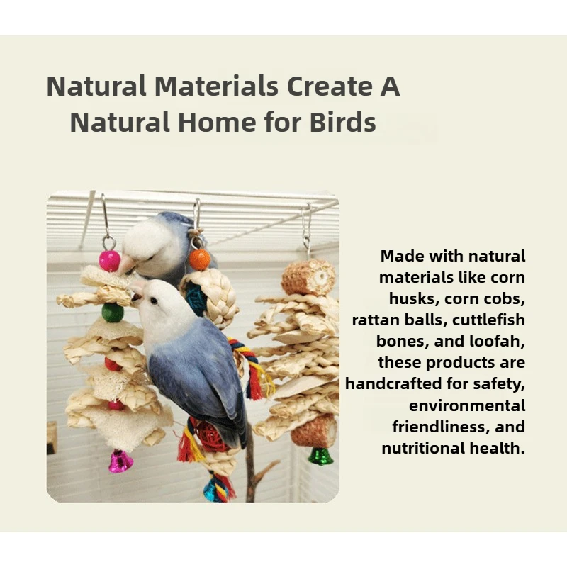Natural Parrot Chew Toy 5